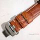 Fake Luminor Panerai Black Dial Brown Leather Strap watch 40 Power Reserve (7)_th.jpg